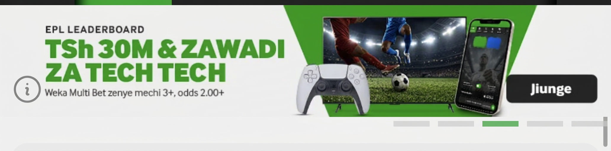 EPL Leaderboard TSh 30M na zawadi za tech